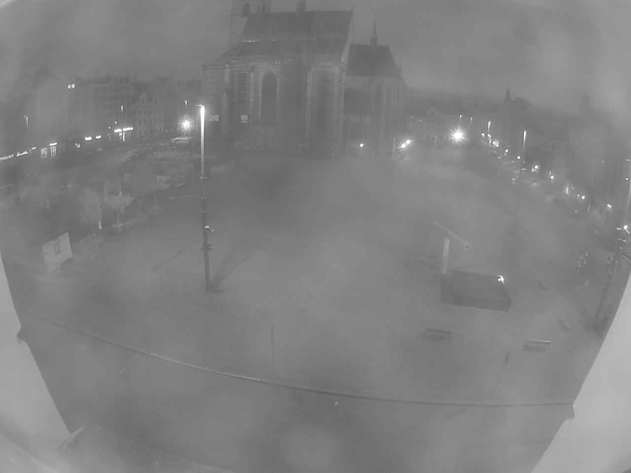 Archived image Webcam Republic Square Pilsen, Czech Republic