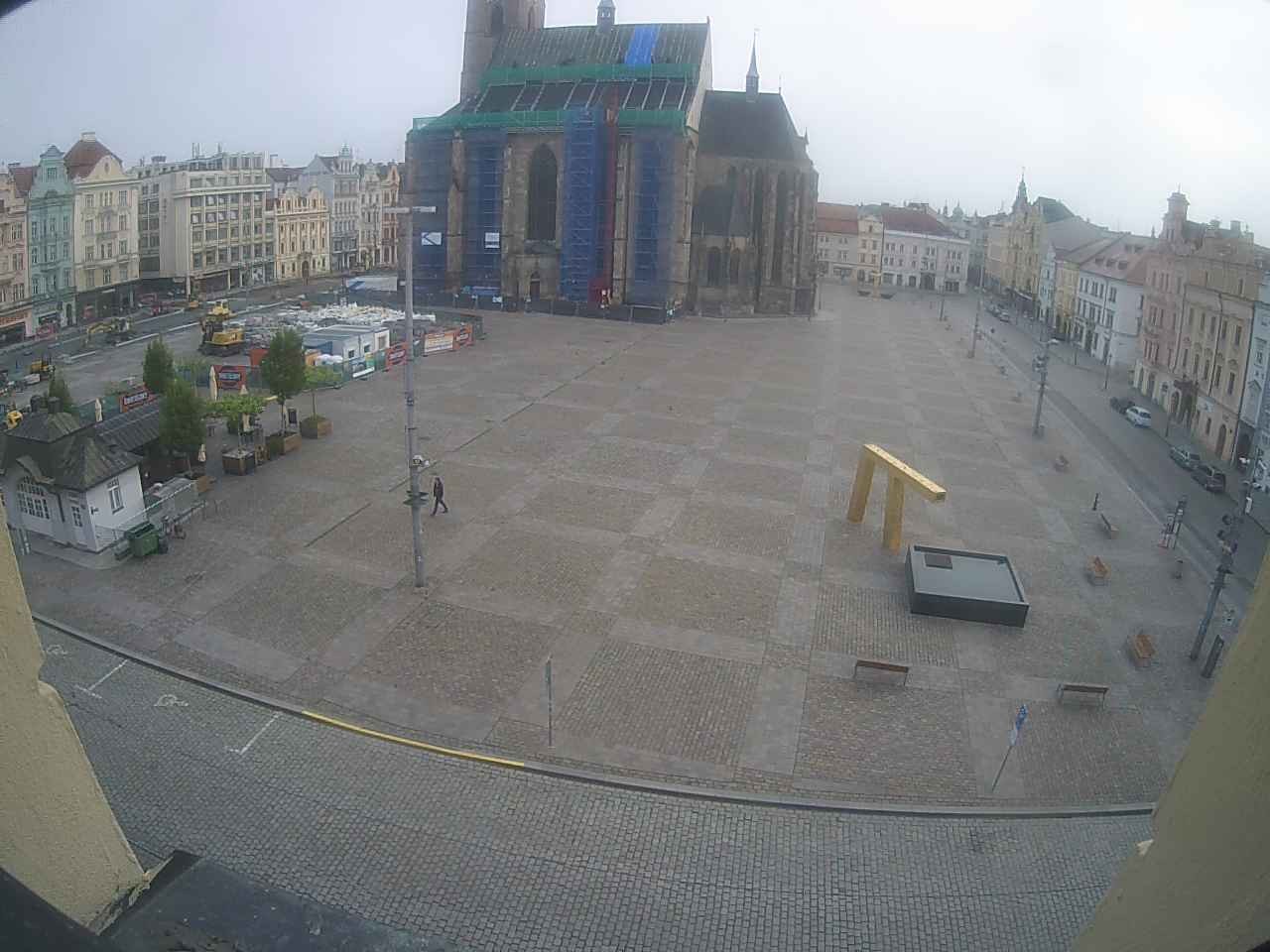Archiv Foto Webcam Platz der Republik in Pilsen (Plzen)
