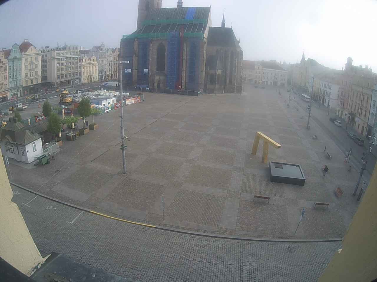 Archiv Foto Webcam Platz der Republik in Pilsen (Plzen)