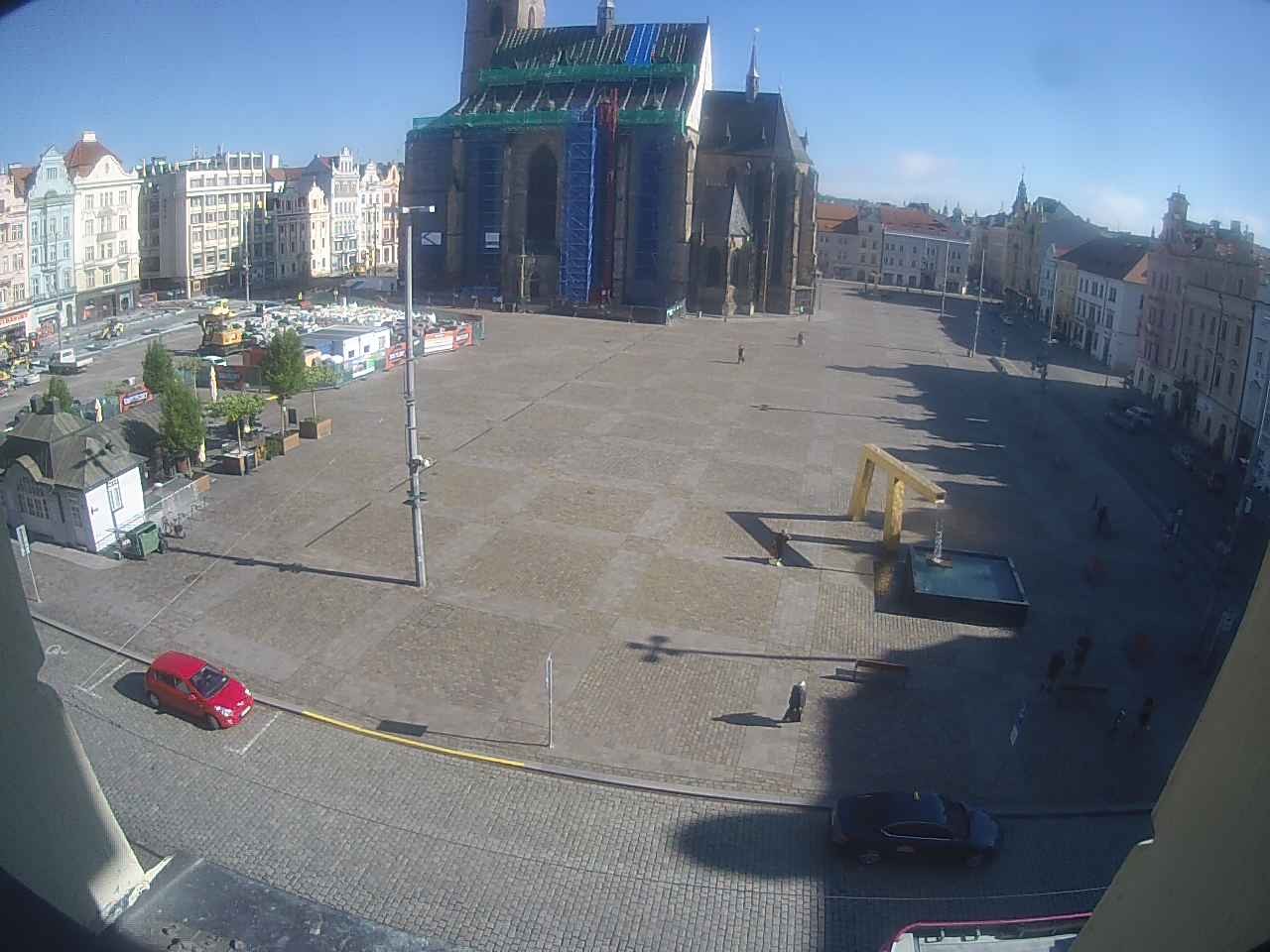 Archiv Foto Webcam Platz der Republik in Pilsen (Plzen)