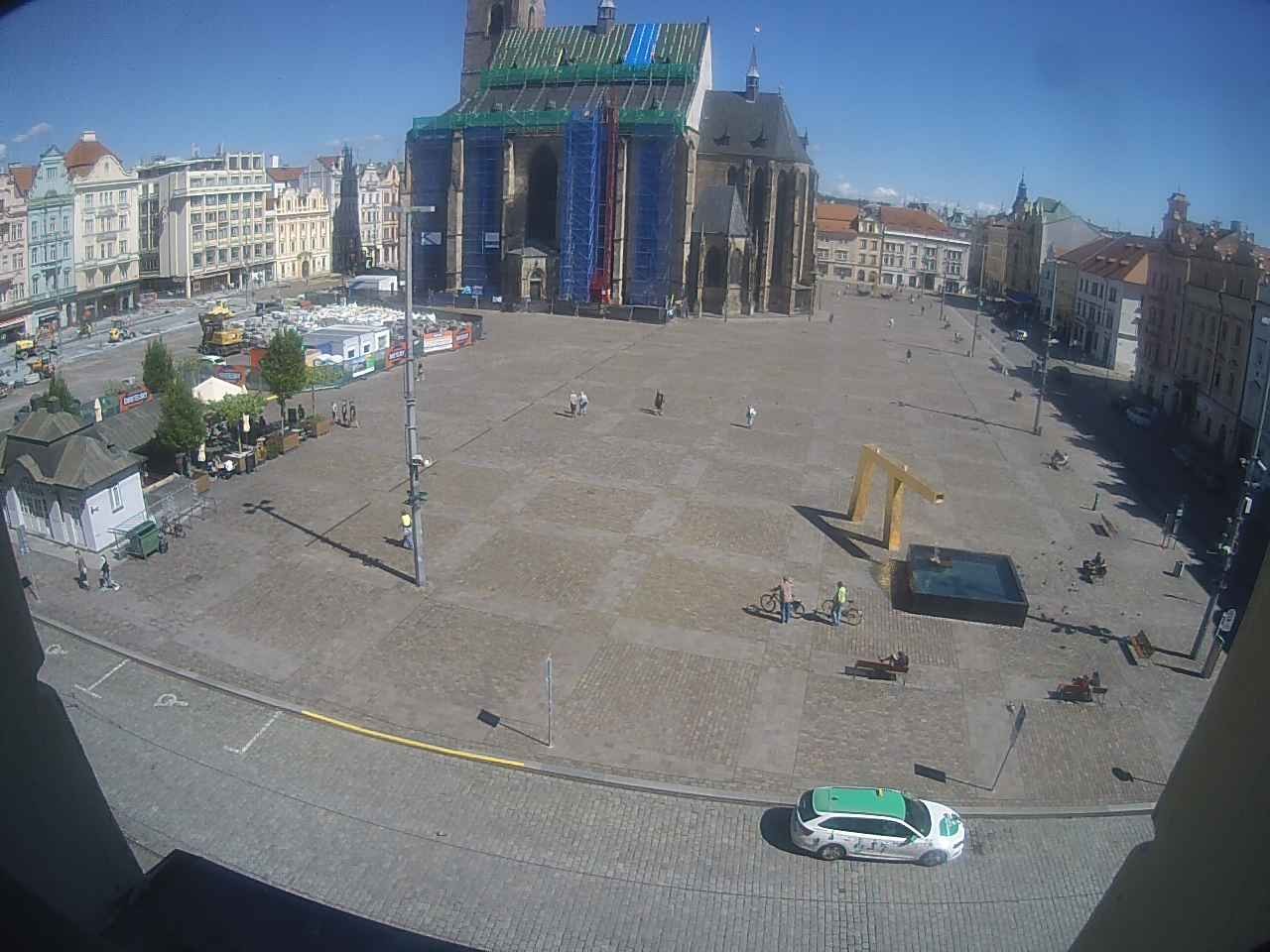 Archiv Foto Webcam Platz der Republik in Pilsen (Plzen)