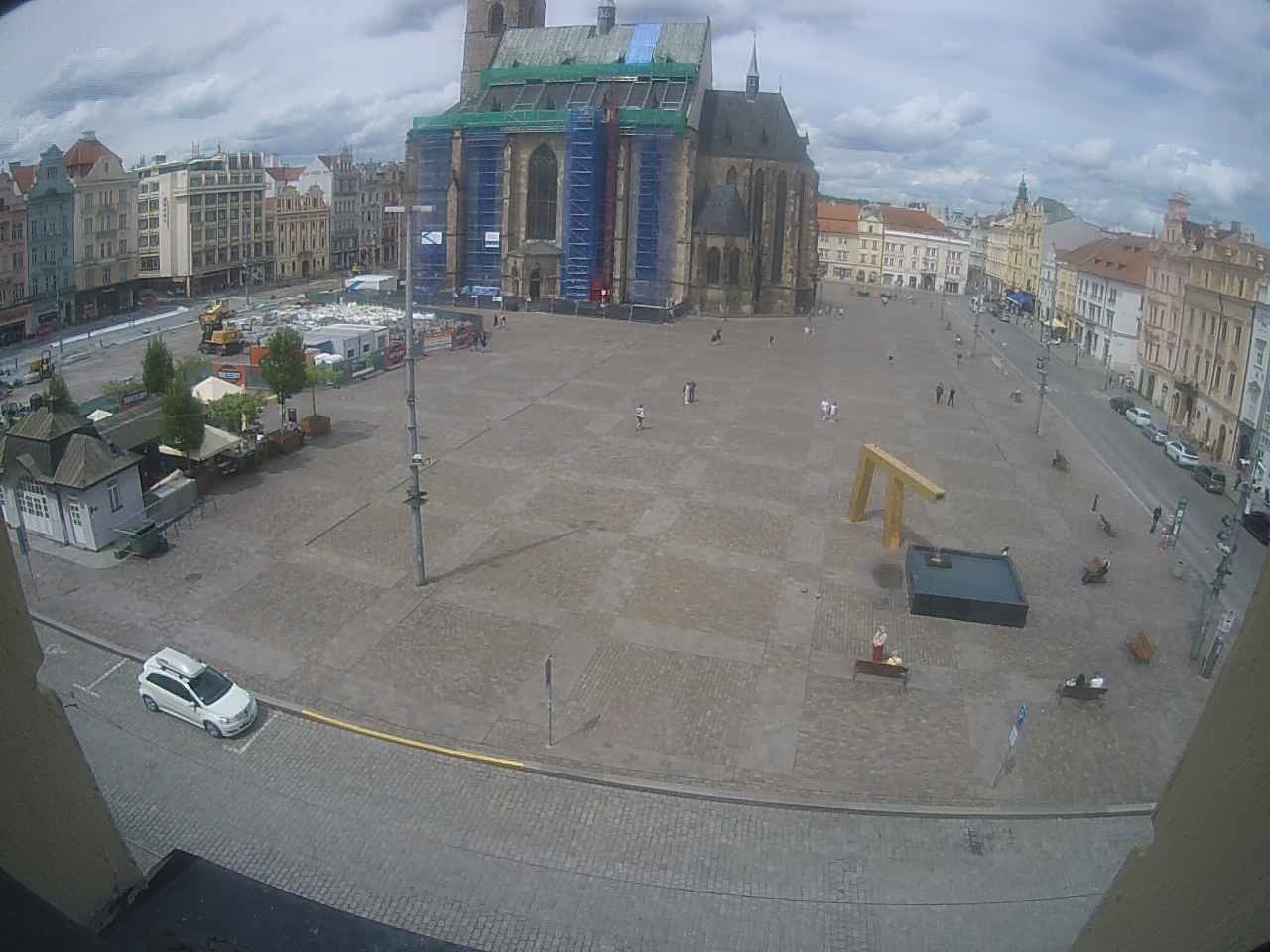 Archiv Foto Webcam Platz der Republik in Pilsen (Plzen)
