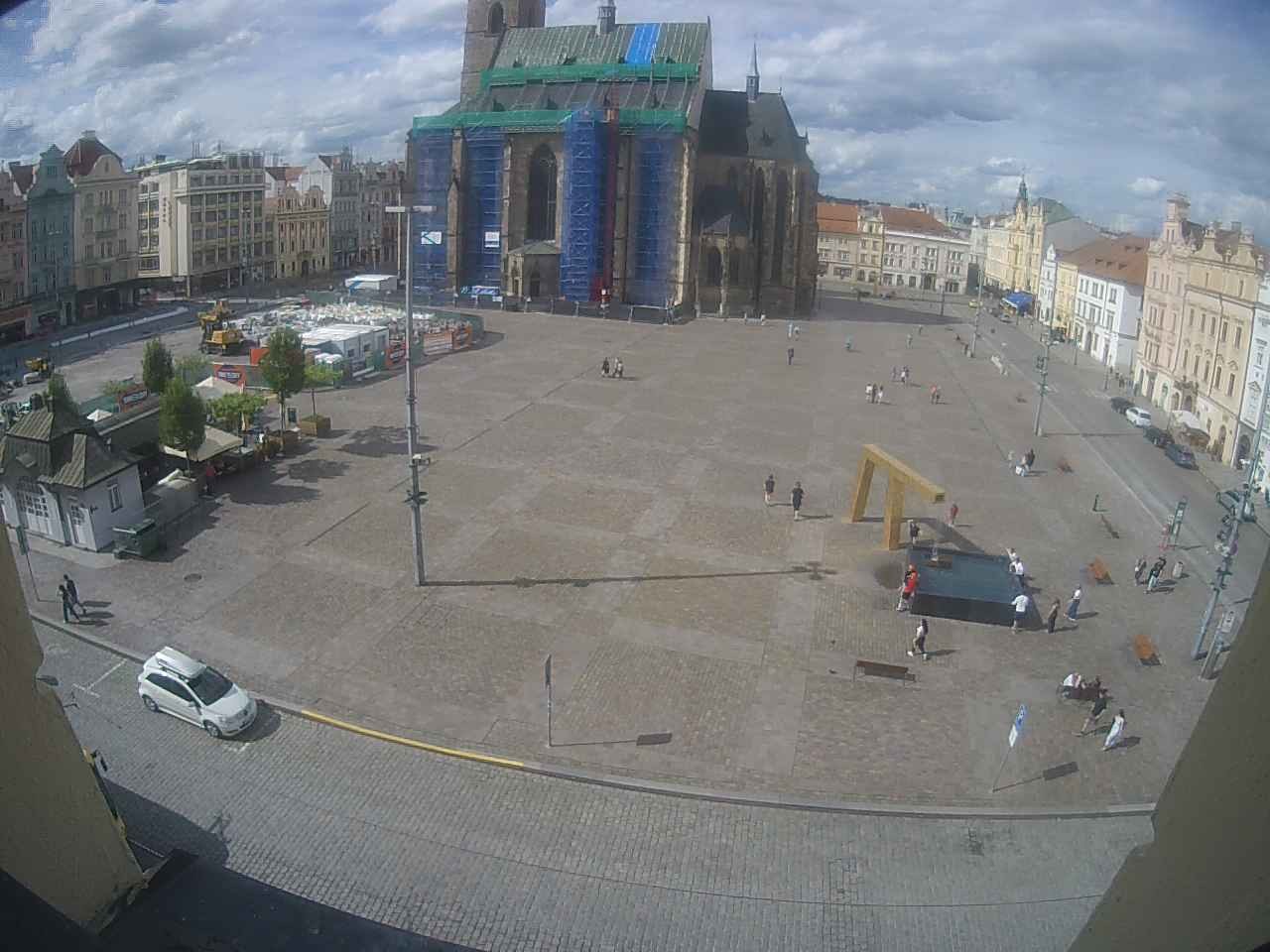 Archiv Foto Webcam Platz der Republik in Pilsen (Plzen)