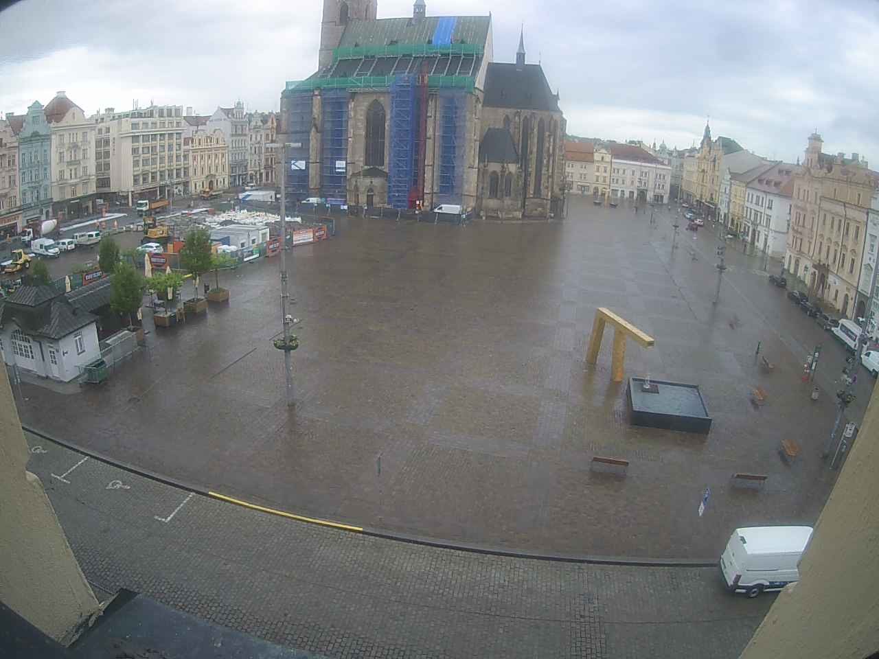 Archiv Foto Webcam Platz der Republik in Pilsen (Plzen)