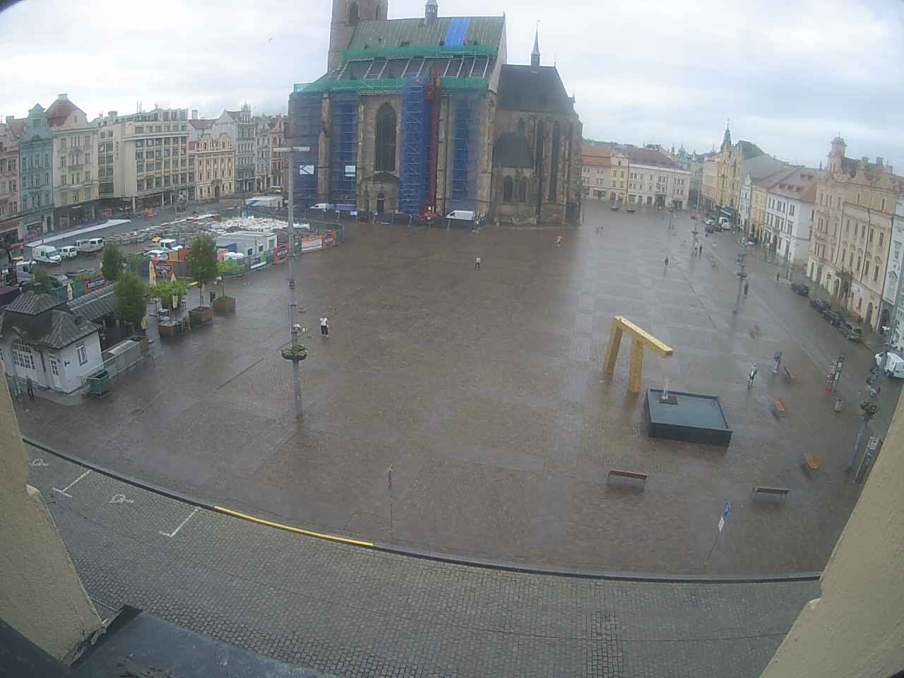 Archiv Foto Webcam Platz der Republik in Pilsen (Plzen)