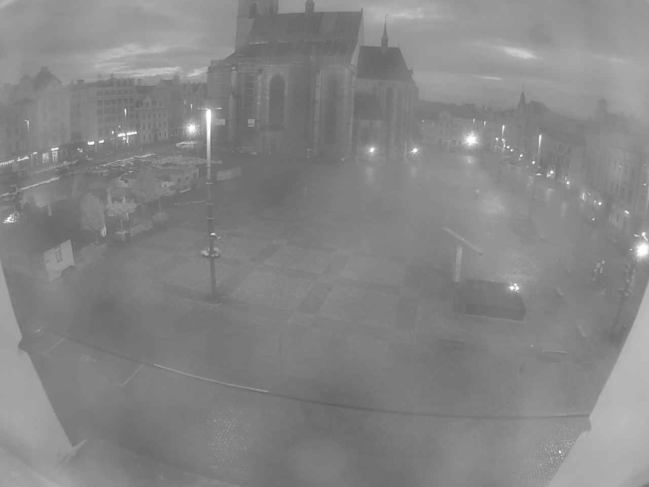 Archived image Webcam Republic Square Pilsen, Czech Republic