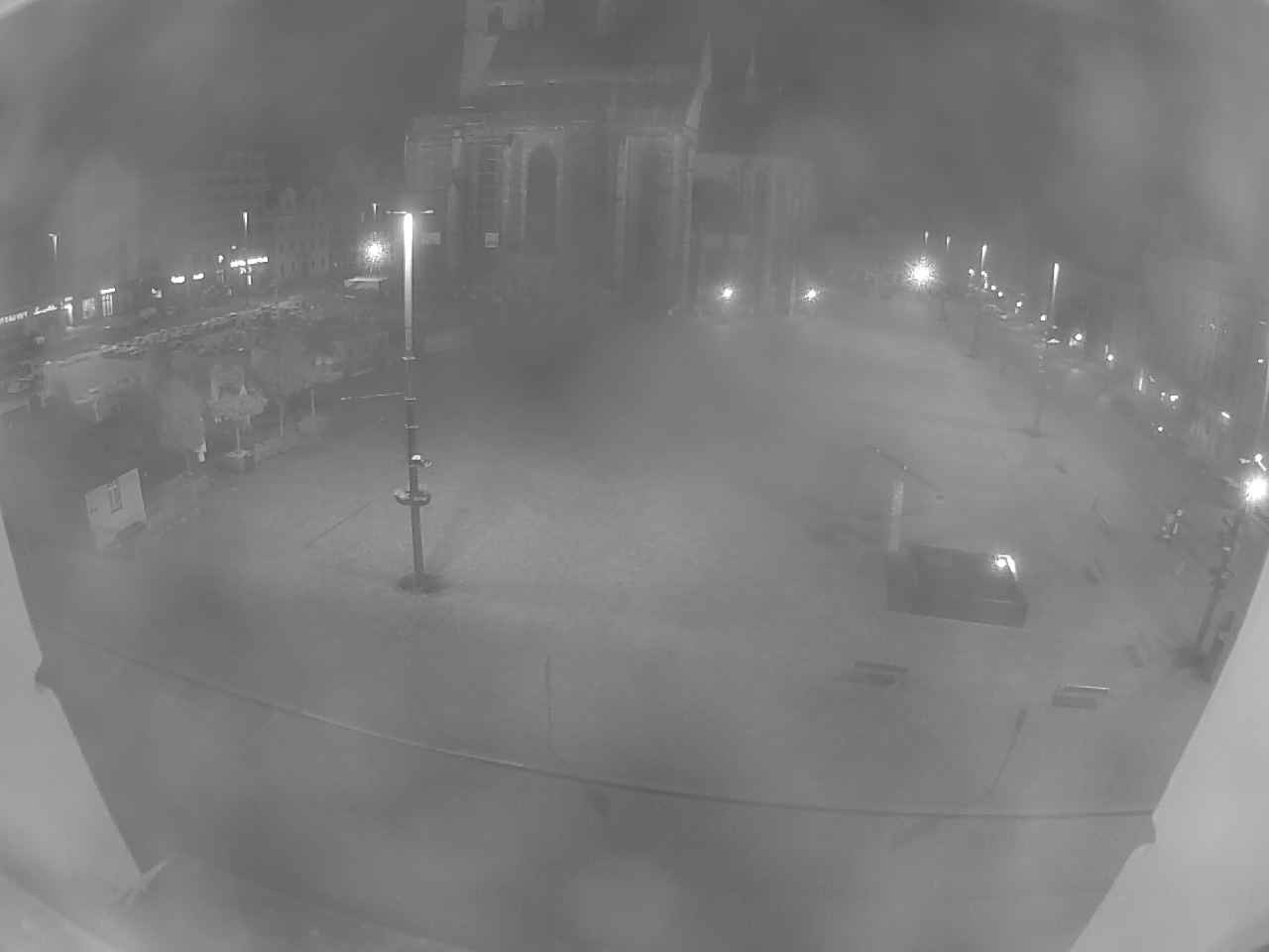 Archived image Webcam Republic Square Pilsen, Czech Republic