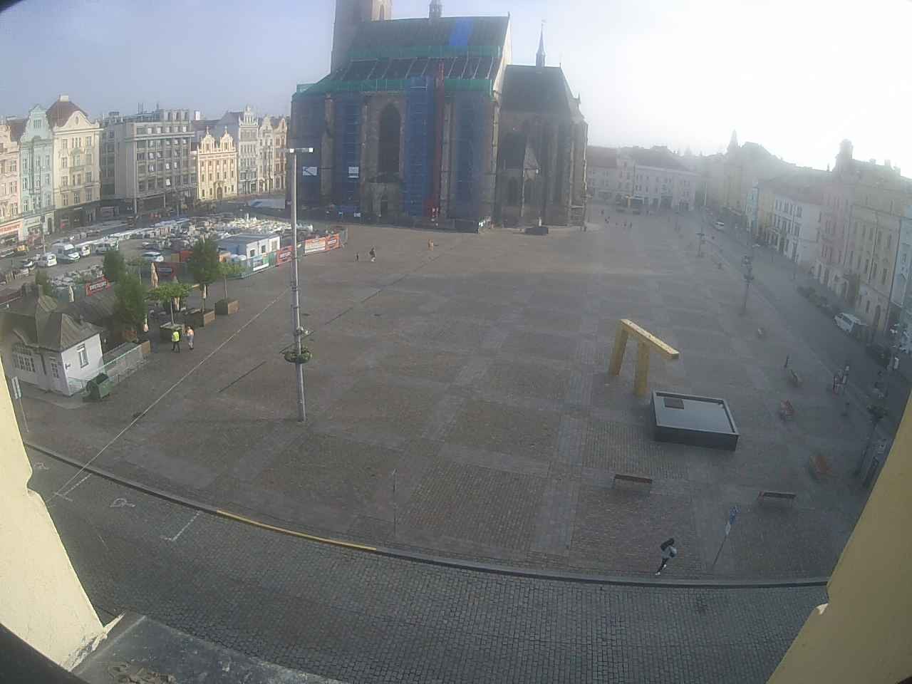 Archiv Foto Webcam Platz der Republik in Pilsen (Plzen)