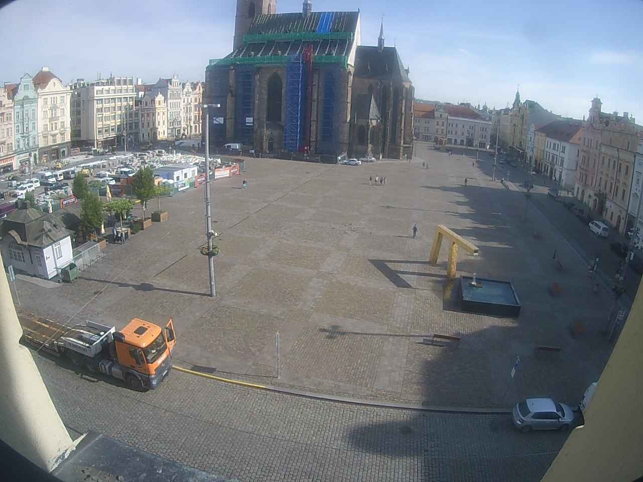 Archiv Foto Webcam Platz der Republik in Pilsen (Plzen)