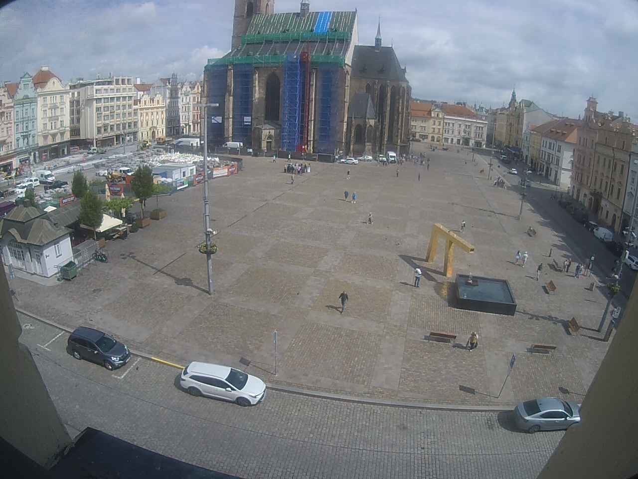 Archiv Foto Webcam Platz der Republik in Pilsen (Plzen)