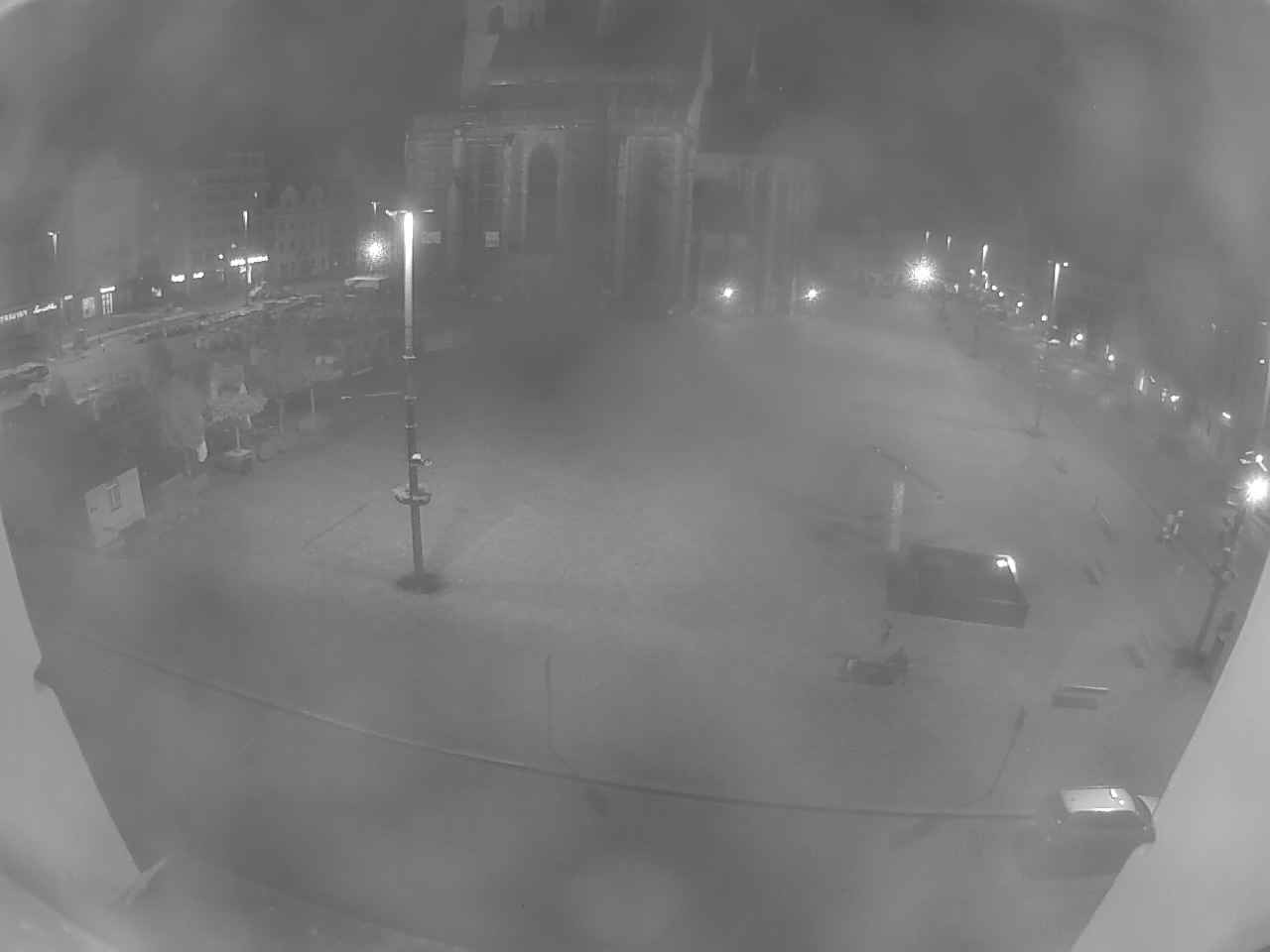 Archived image Webcam Republic Square Pilsen, Czech Republic