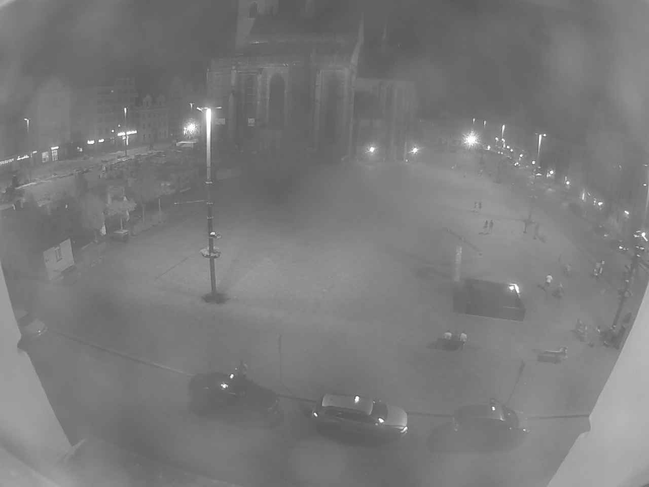Archived image Webcam Republic Square Pilsen, Czech Republic