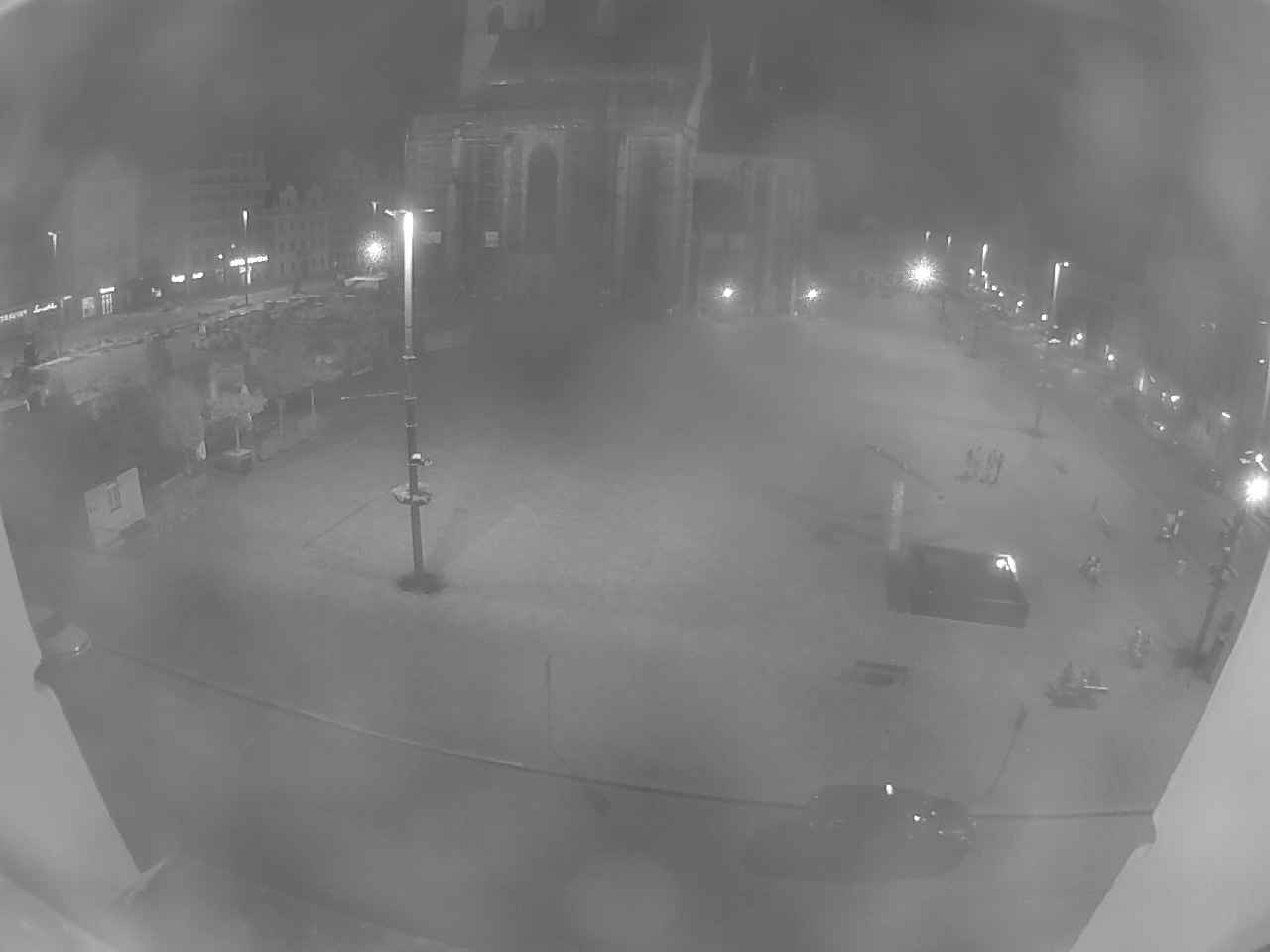 Archived image Webcam Republic Square Pilsen, Czech Republic