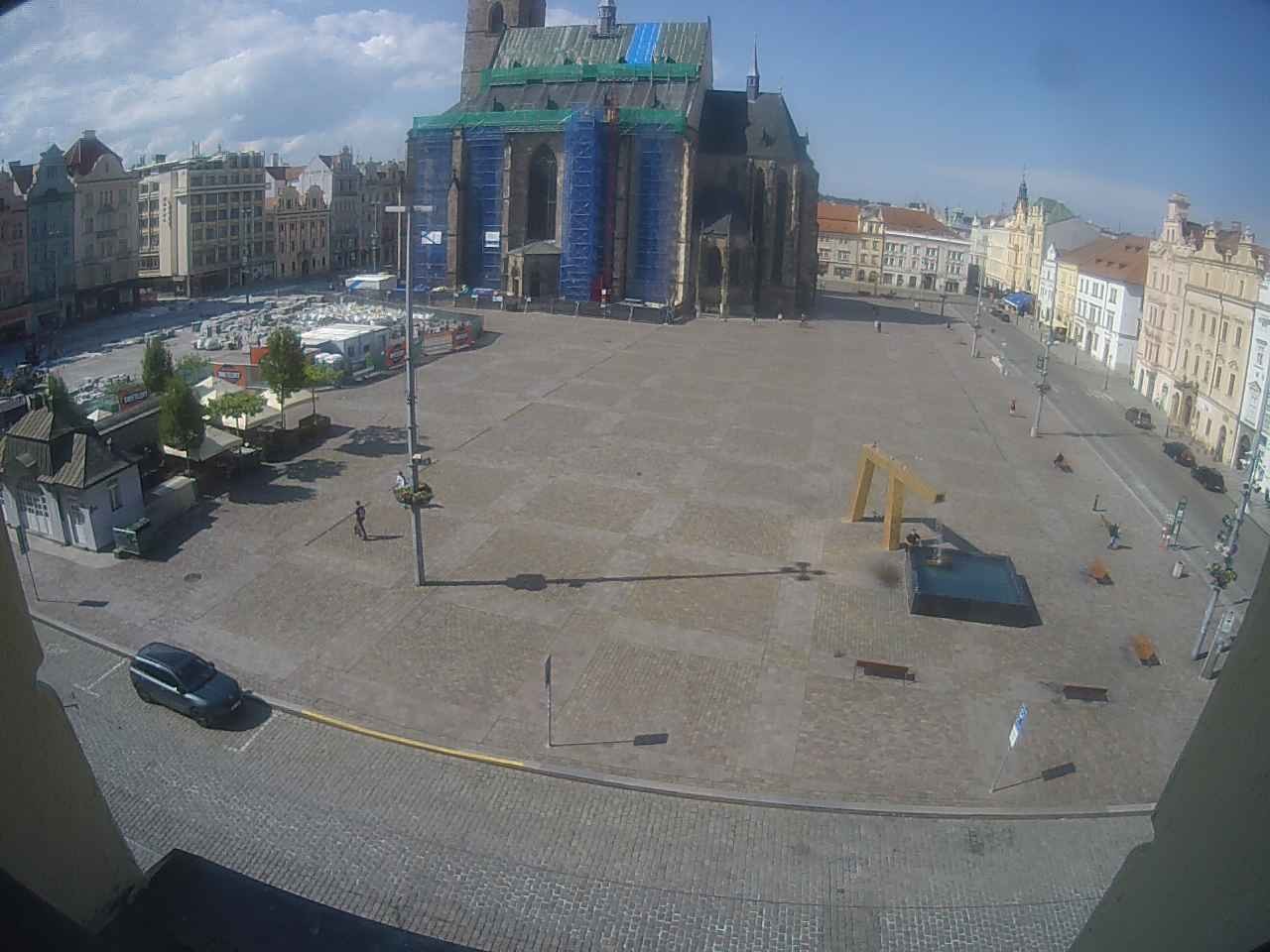 Archiv Foto Webcam Platz der Republik in Pilsen (Plzen)