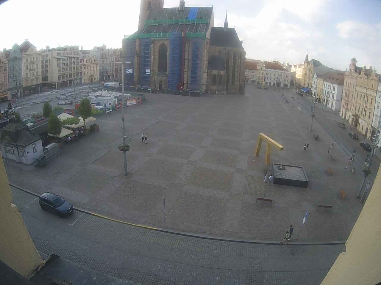 Archiv Foto Webcam Platz der Republik in Pilsen (Plzen)