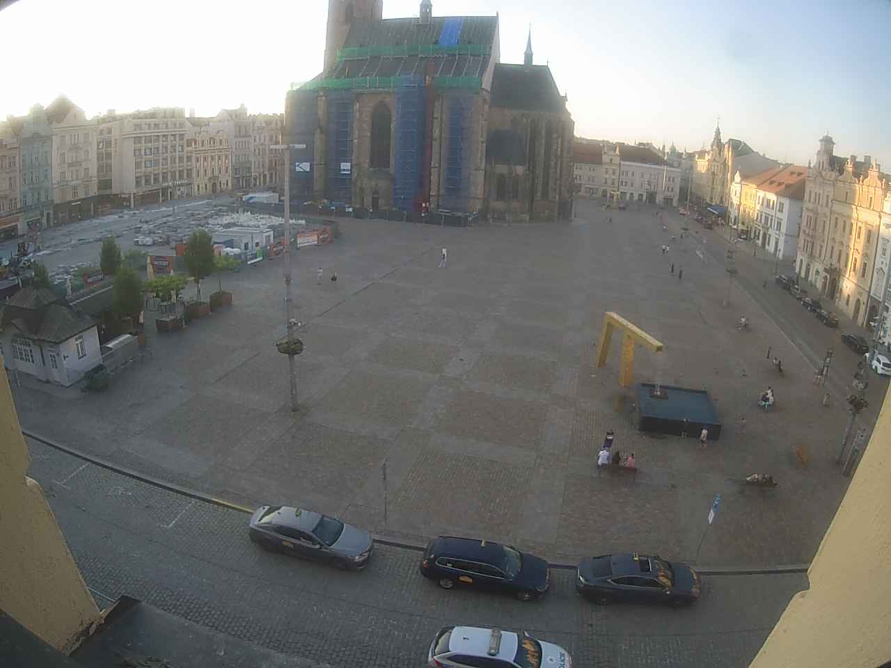Archiv Foto Webcam Platz der Republik in Pilsen (Plzen)