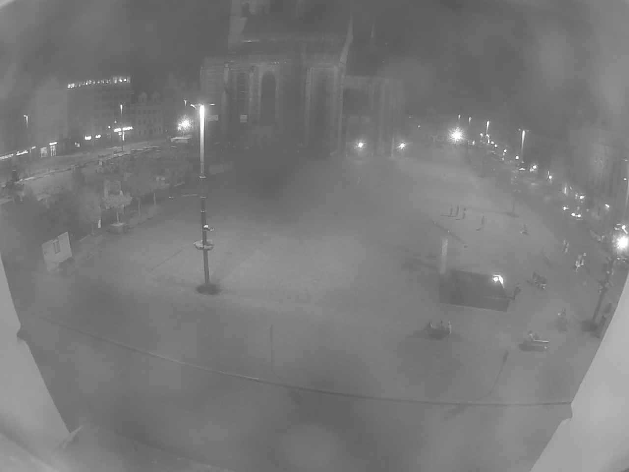 Archived image Webcam Republic Square Pilsen, Czech Republic