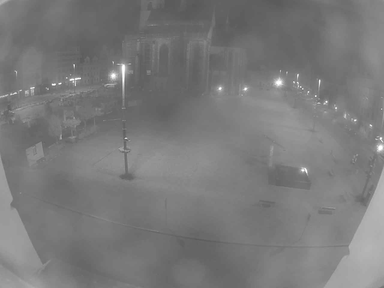 Archived image Webcam Republic Square Pilsen, Czech Republic