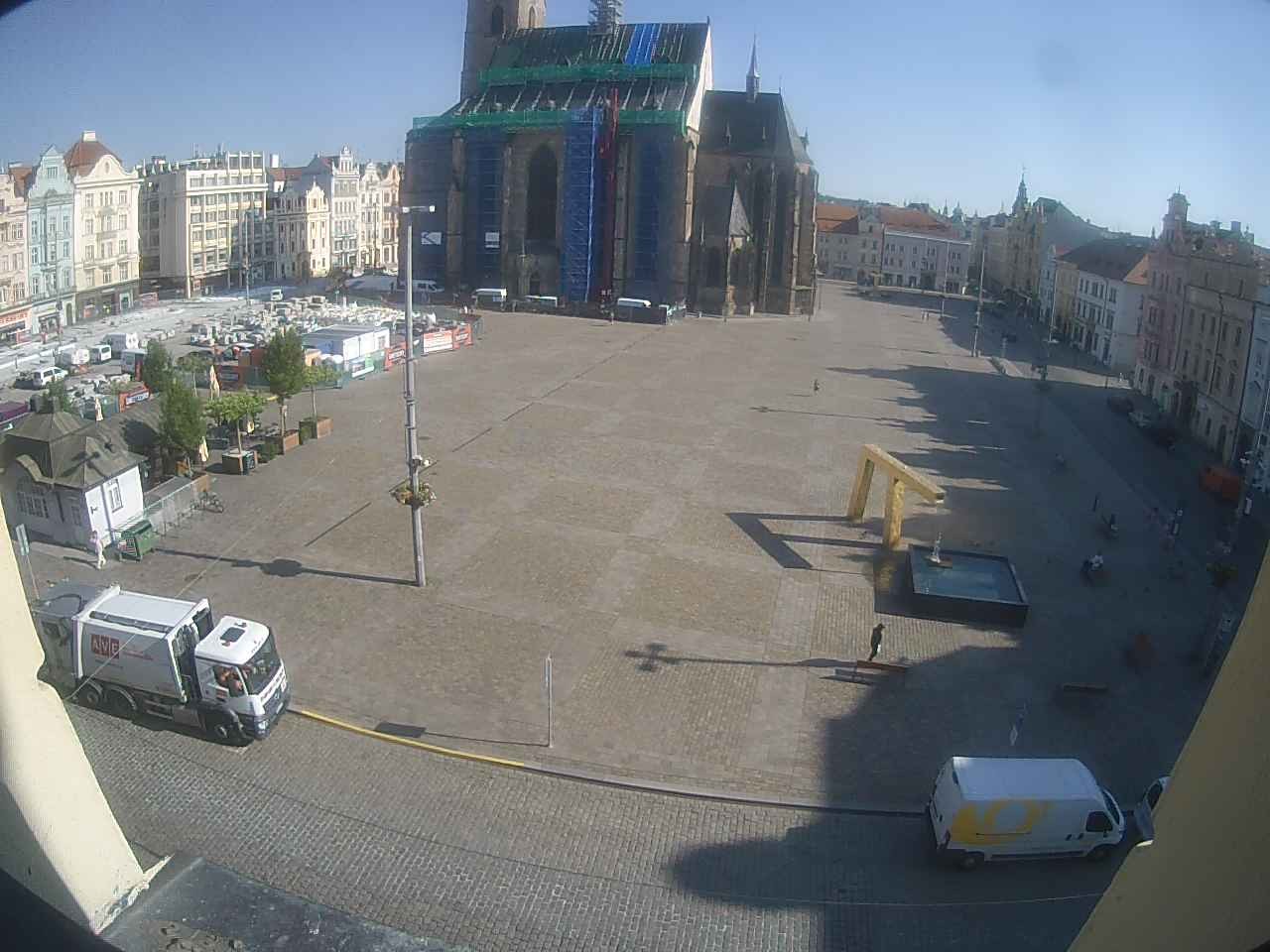 Archiv Foto Webcam Platz der Republik in Pilsen (Plzen)