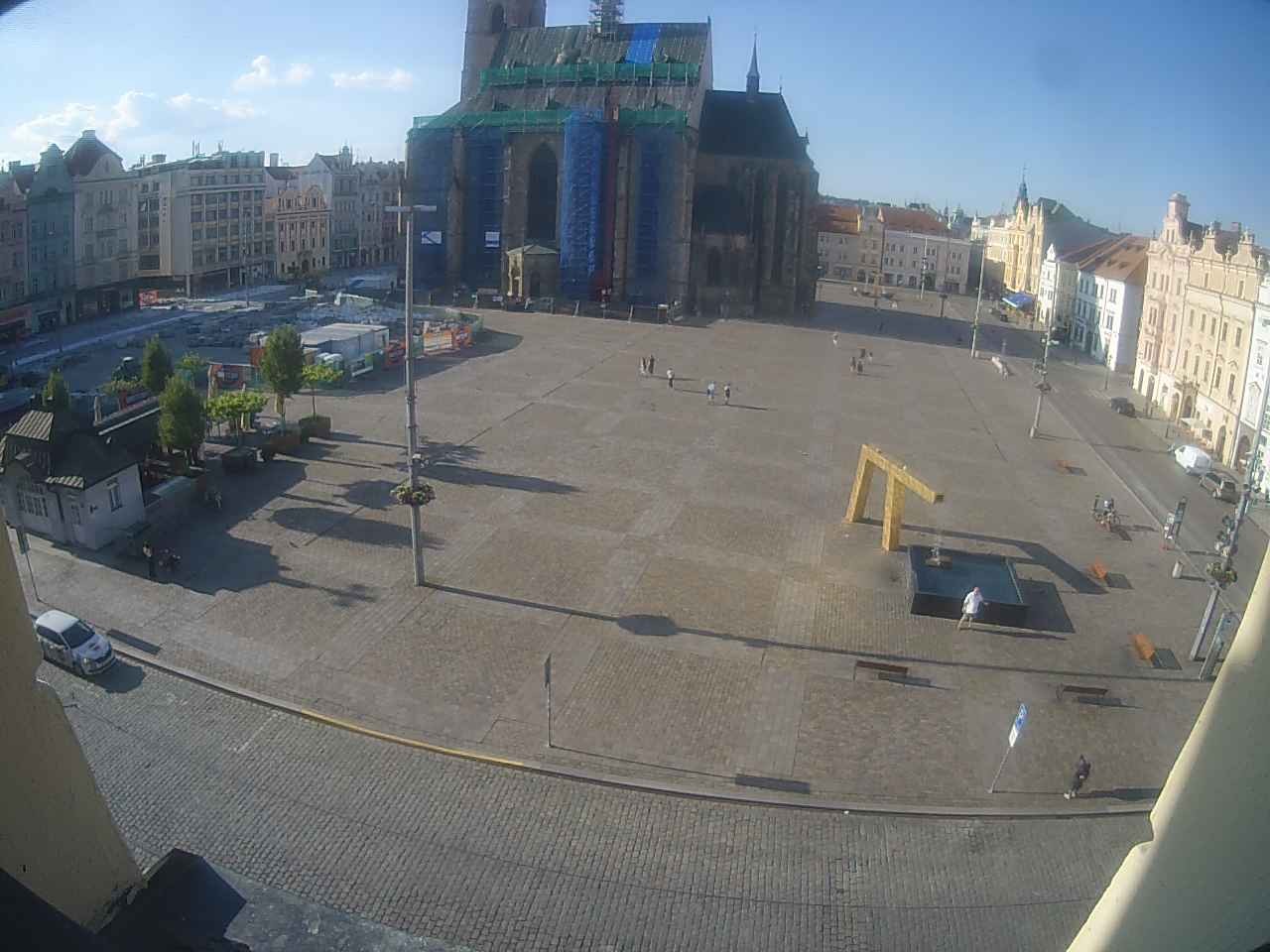 Archiv Foto Webcam Platz der Republik in Pilsen (Plzen)