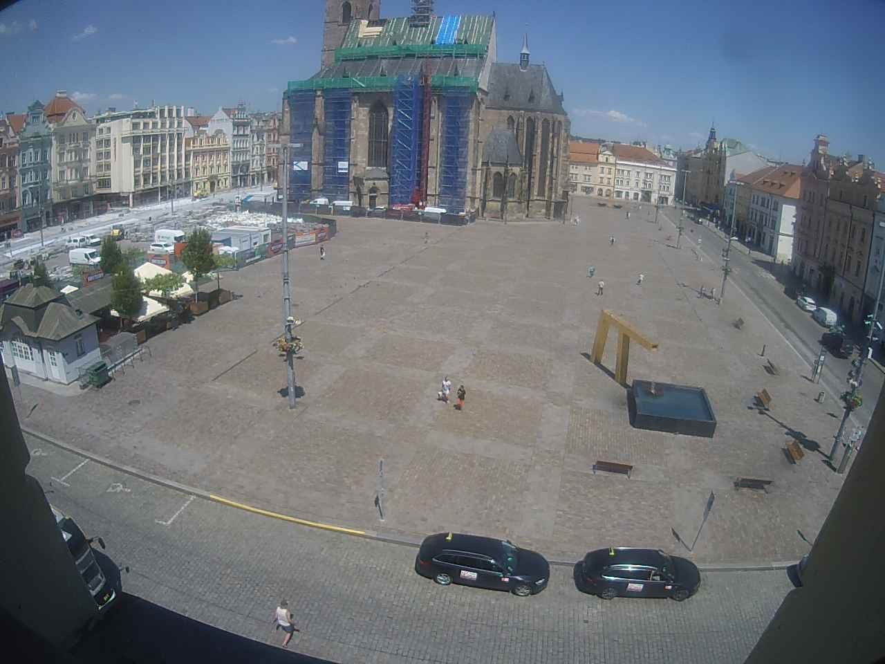 Archiv Foto Webcam Platz der Republik in Pilsen (Plzen)