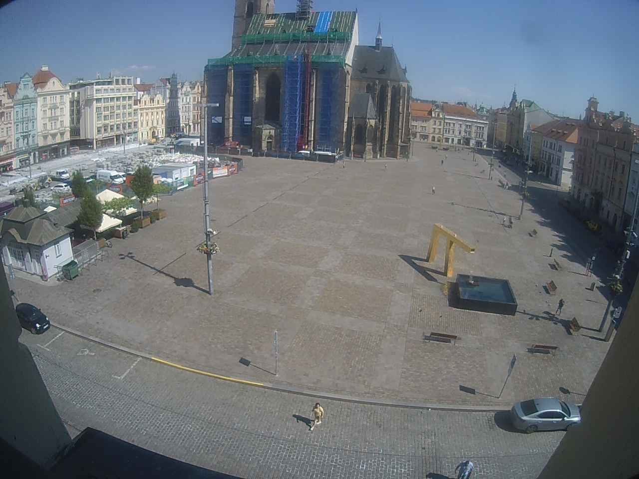 Archiv Foto Webcam Platz der Republik in Pilsen (Plzen)