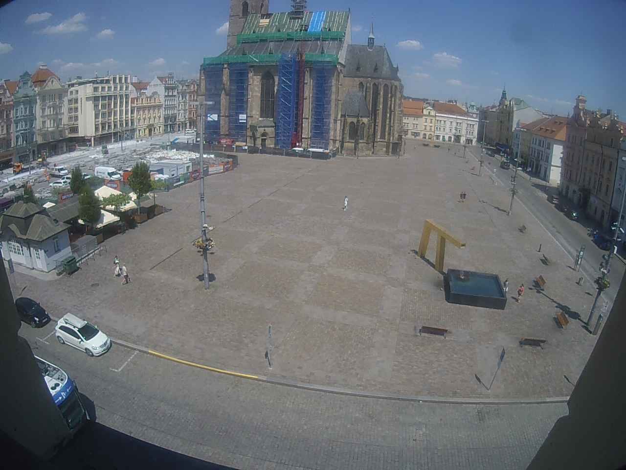 Archiv Foto Webcam Platz der Republik in Pilsen (Plzen)
