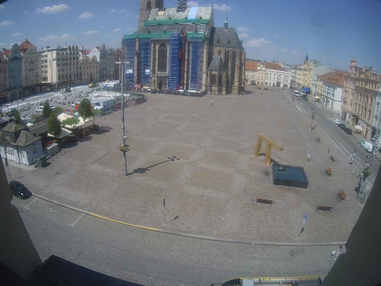 Archiv Foto Webcam Platz der Republik in Pilsen (Plzen)