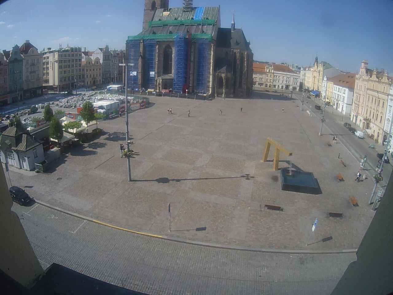 Archiv Foto Webcam Platz der Republik in Pilsen (Plzen)