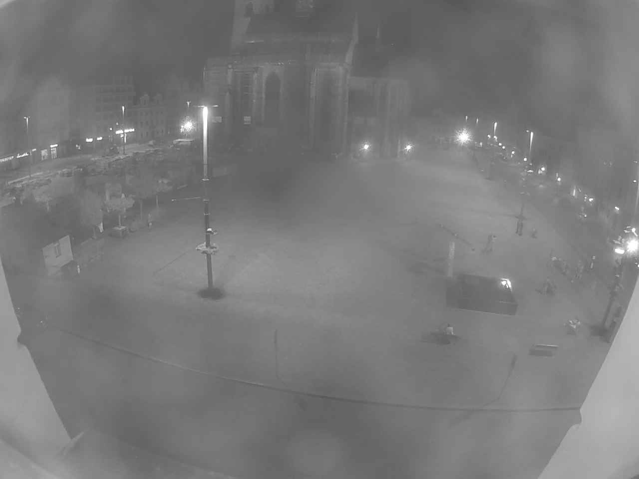 Archived image Webcam Republic Square Pilsen, Czech Republic