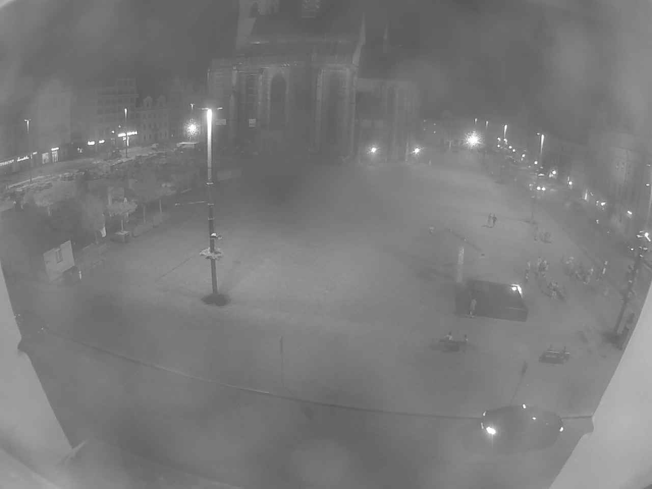 Archived image Webcam Republic Square Pilsen, Czech Republic