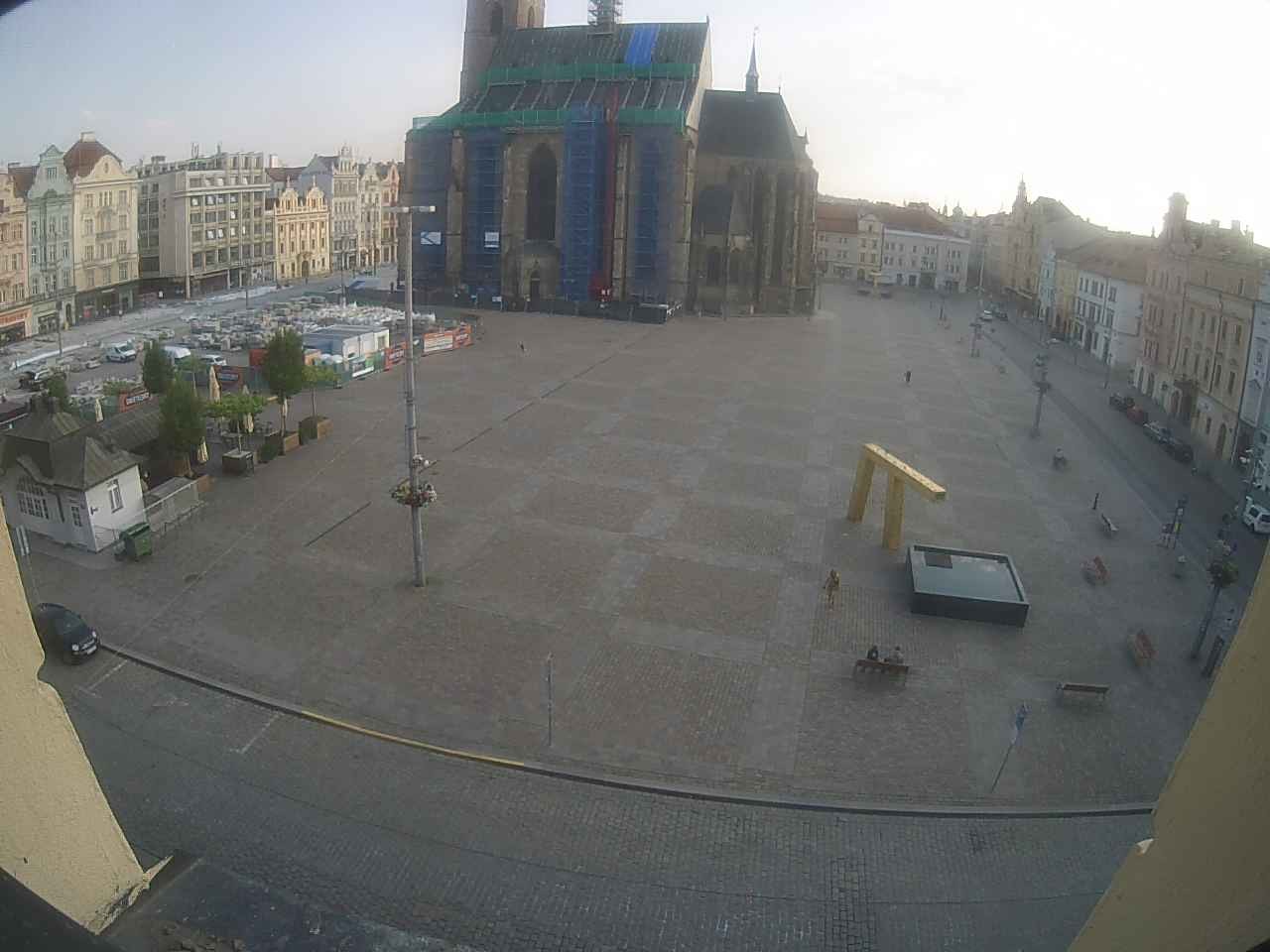 Archiv Foto Webcam Platz der Republik in Pilsen (Plzen)