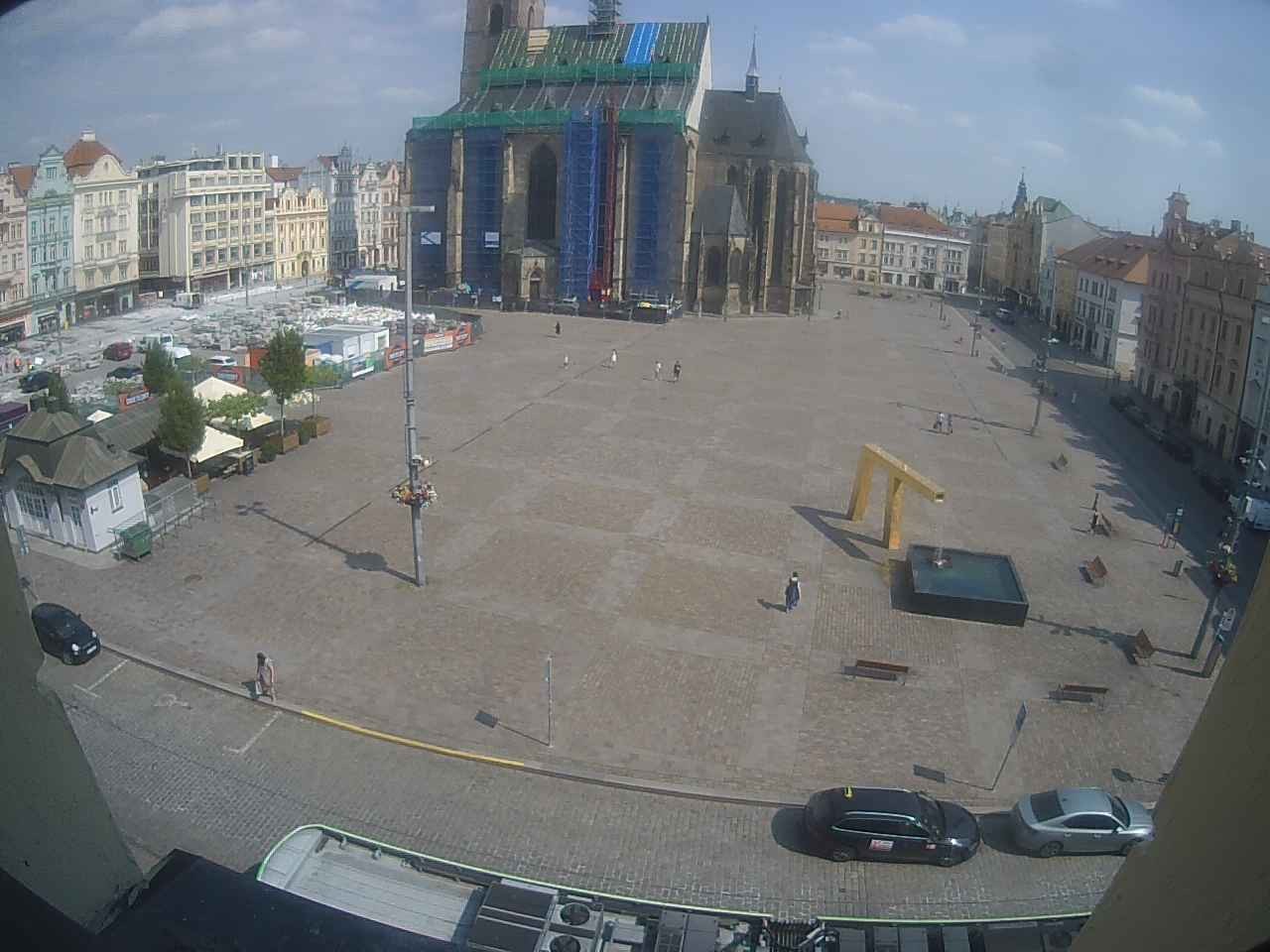 Archiv Foto Webcam Platz der Republik in Pilsen (Plzen)