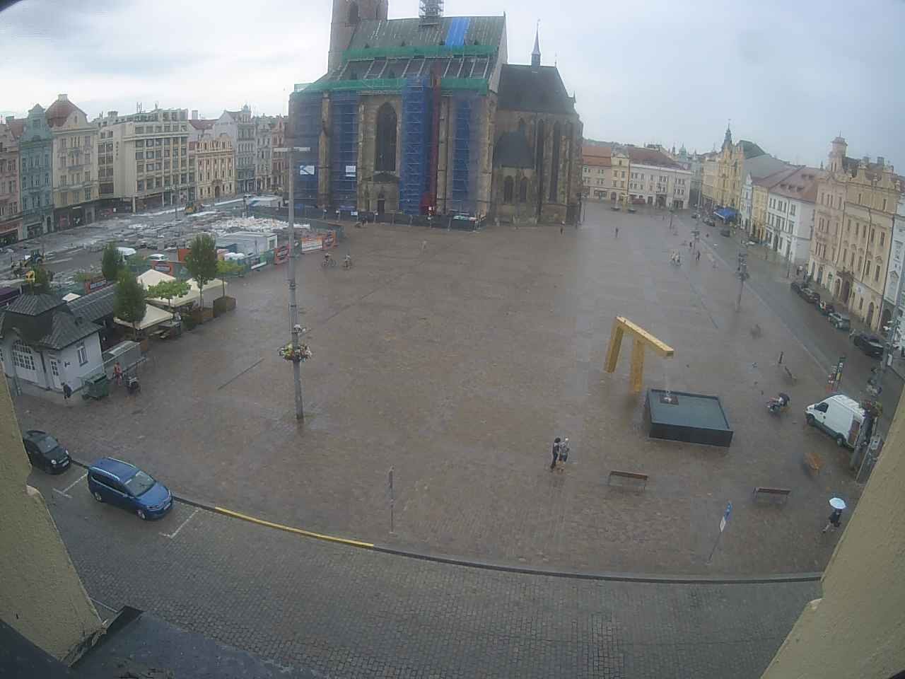 Archiv Foto Webcam Platz der Republik in Pilsen (Plzen)