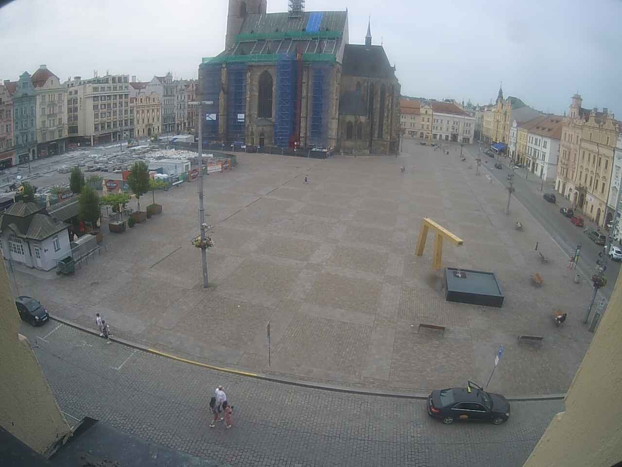 Archiv Foto Webcam Platz der Republik in Pilsen (Plzen)
