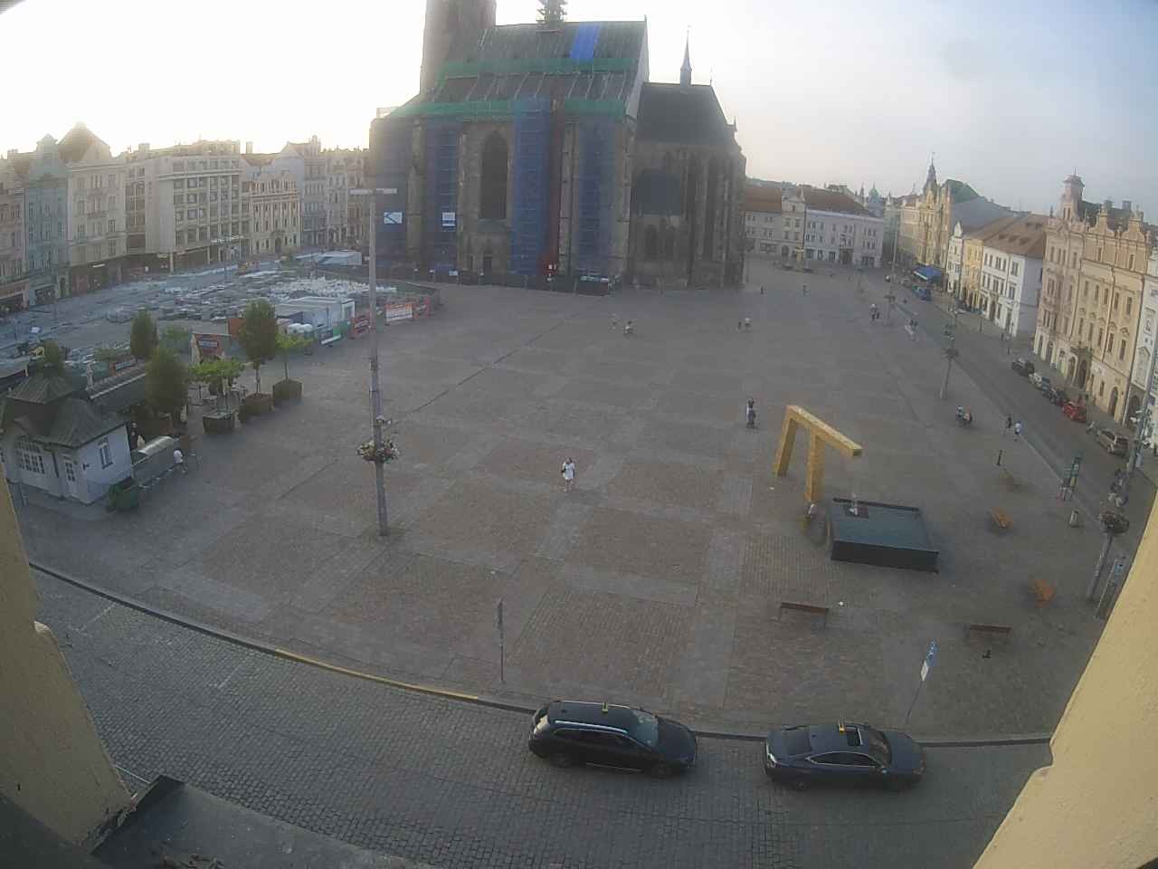 Archiv Foto Webcam Platz der Republik in Pilsen (Plzen)