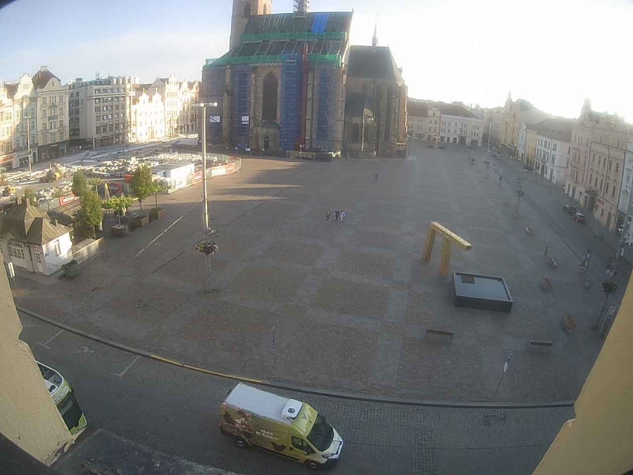 Archiv Foto Webcam Platz der Republik in Pilsen (Plzen)