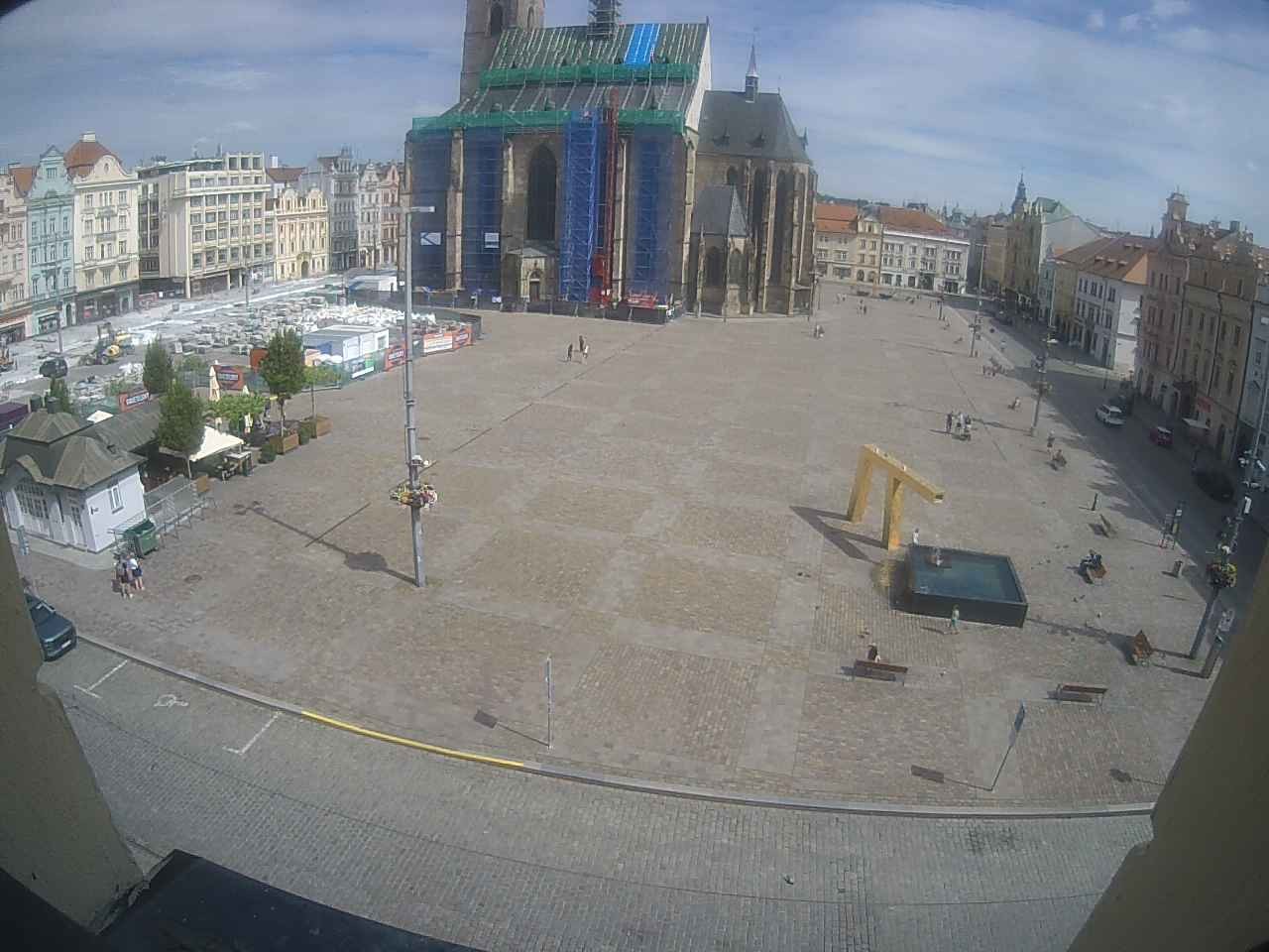 Archiv Foto Webcam Platz der Republik in Pilsen (Plzen)