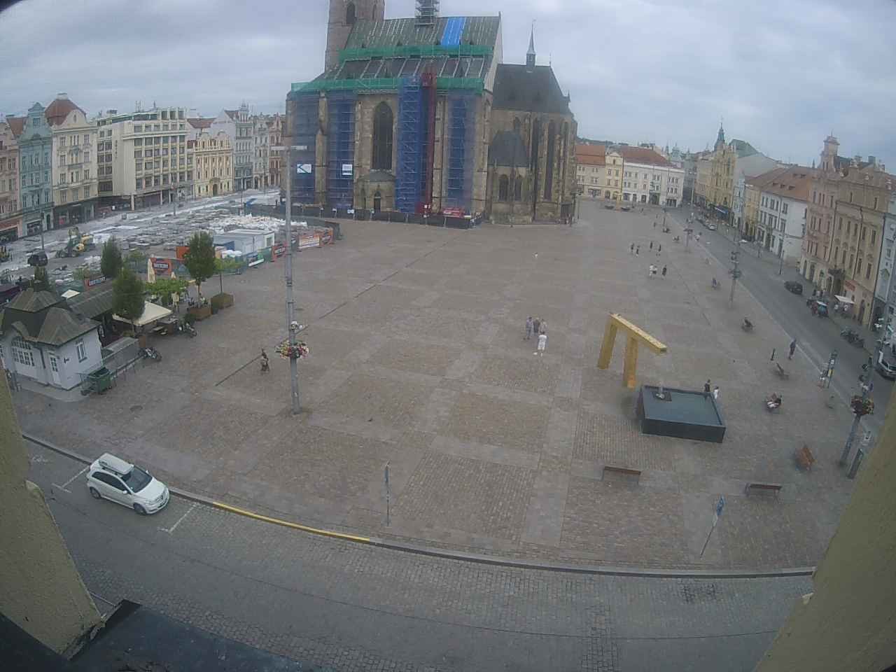 Archiv Foto Webcam Platz der Republik in Pilsen (Plzen)