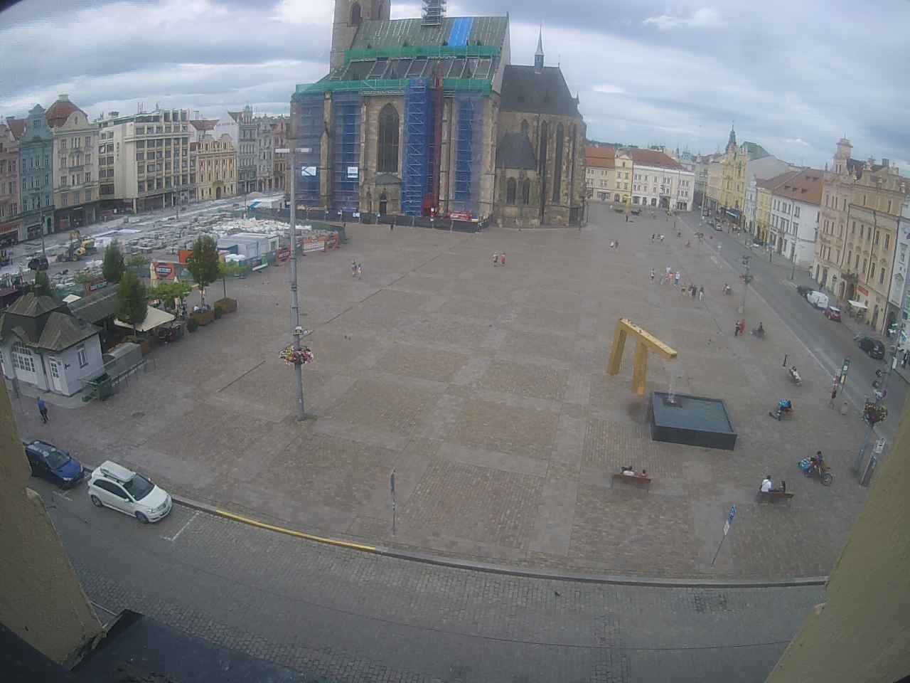 Archiv Foto Webcam Platz der Republik in Pilsen (Plzen)