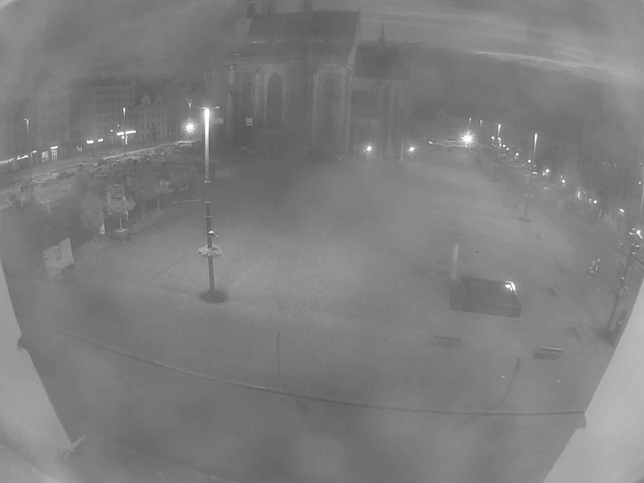 Archived image Webcam Republic Square Pilsen, Czech Republic