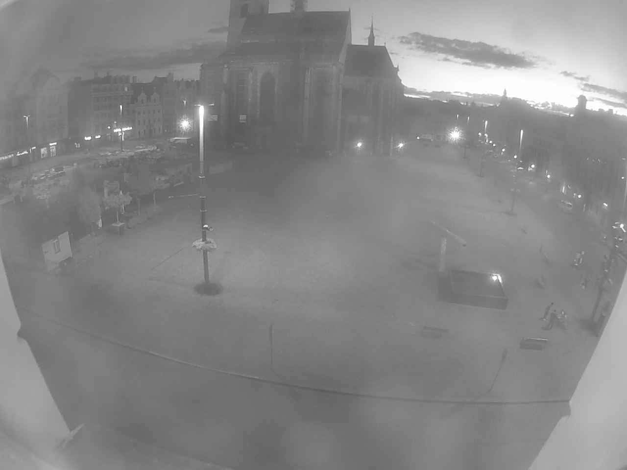 Archived image Webcam Republic Square Pilsen, Czech Republic