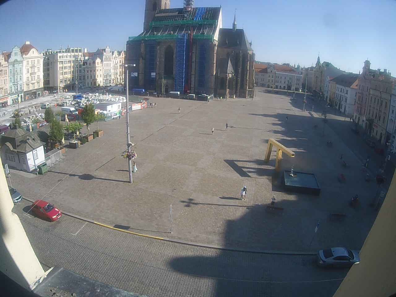Archiv Foto Webcam Platz der Republik in Pilsen (Plzen)