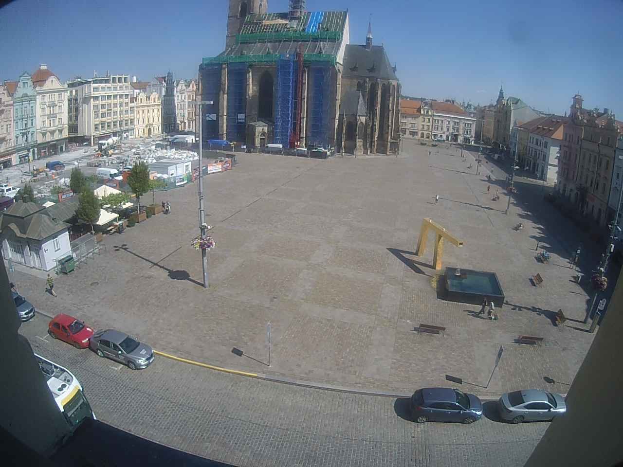 Archiv Foto Webcam Platz der Republik in Pilsen (Plzen)