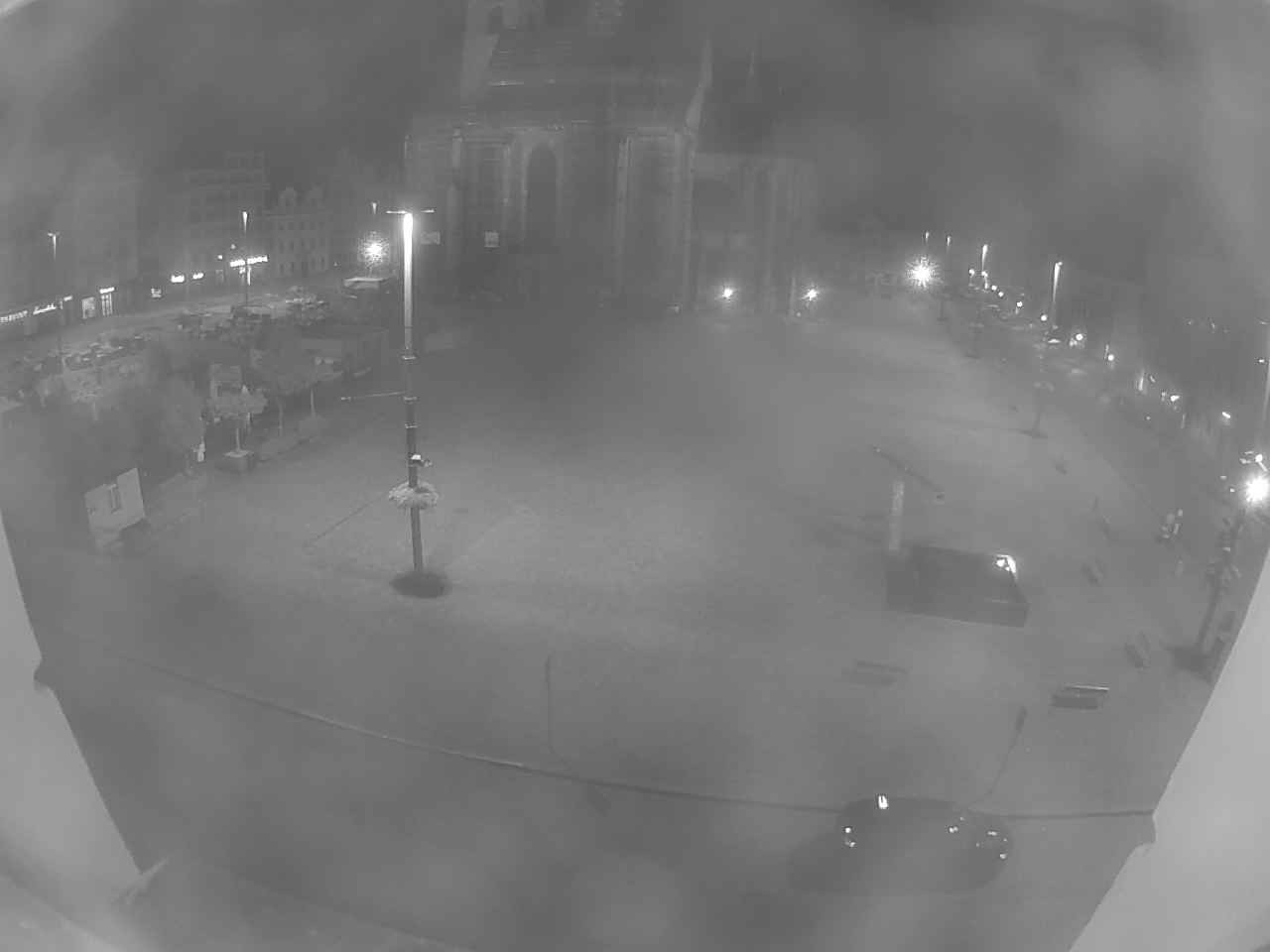 Archived image Webcam Republic Square Pilsen, Czech Republic
