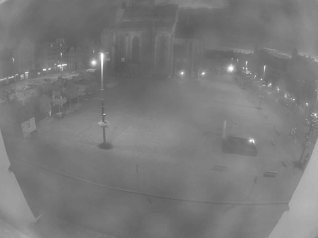 Archived image Webcam Republic Square Pilsen, Czech Republic