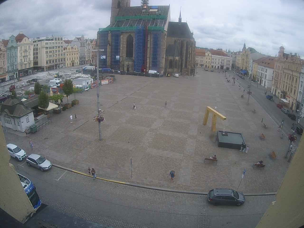 Archiv Foto Webcam Platz der Republik in Pilsen (Plzen)