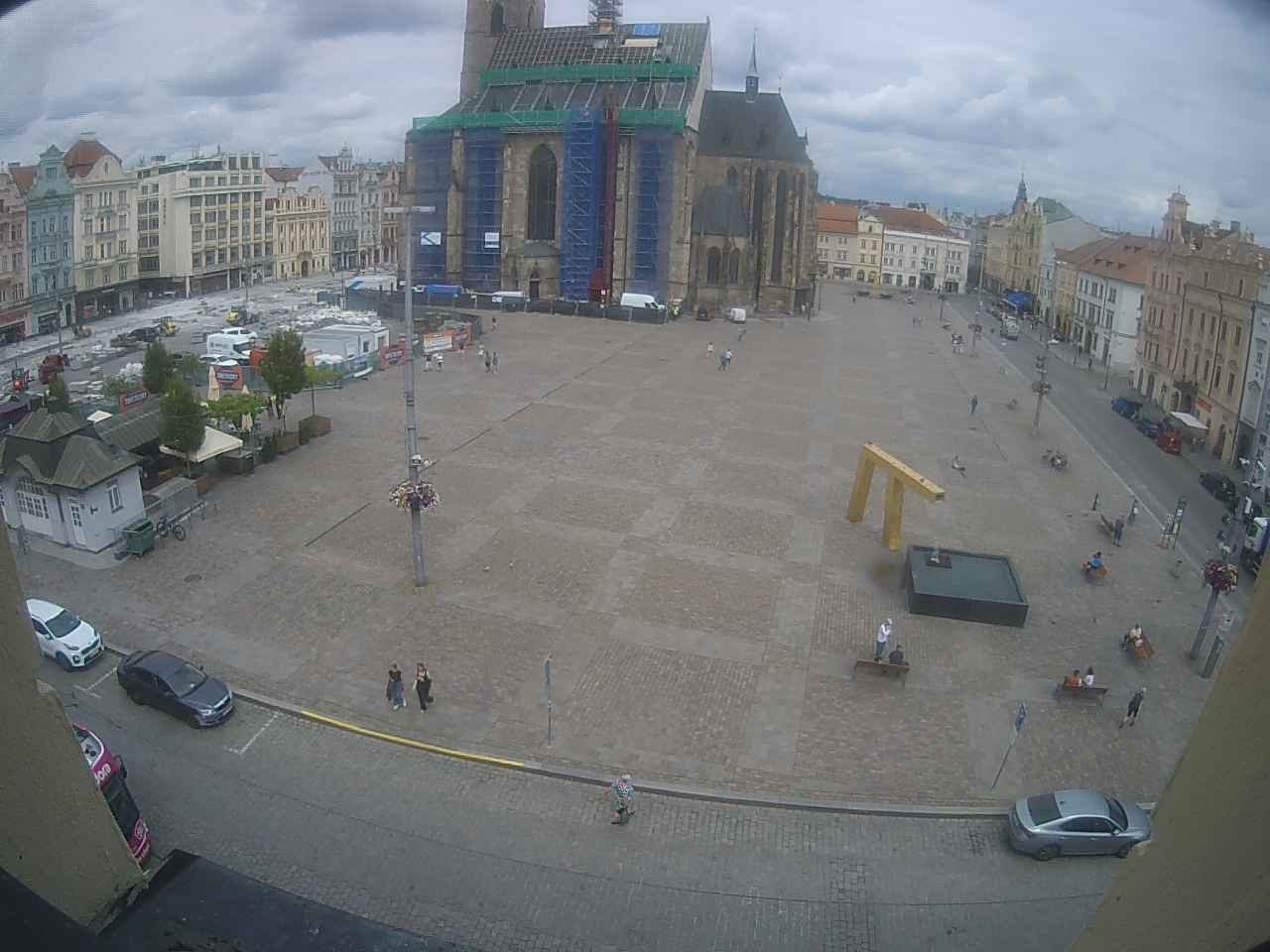 Archiv Foto Webcam Platz der Republik in Pilsen (Plzen)