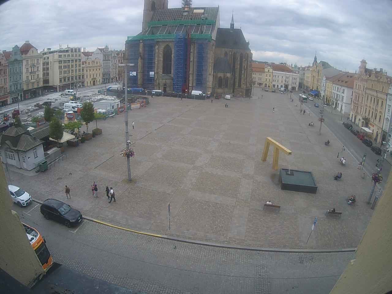 Archiv Foto Webcam Platz der Republik in Pilsen (Plzen)