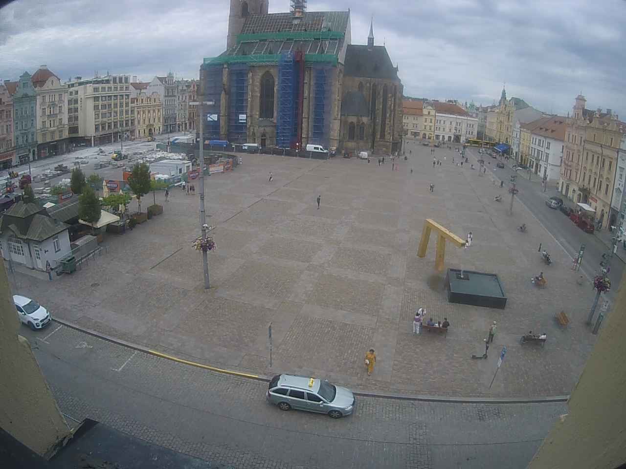 Archiv Foto Webcam Platz der Republik in Pilsen (Plzen)